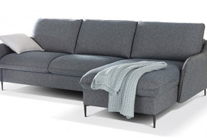 Canapé d'angle convertible couchage quotidien